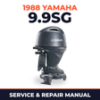1988 Yamaha 9.9SG 2 stroke Service and Repair Manual