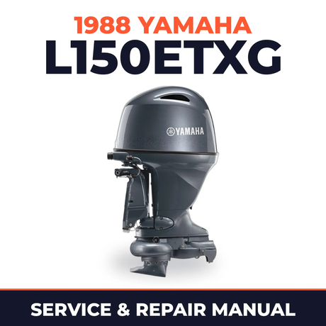 1988 Yamaha L150ETXG 2 stroke Service and Repair Manual