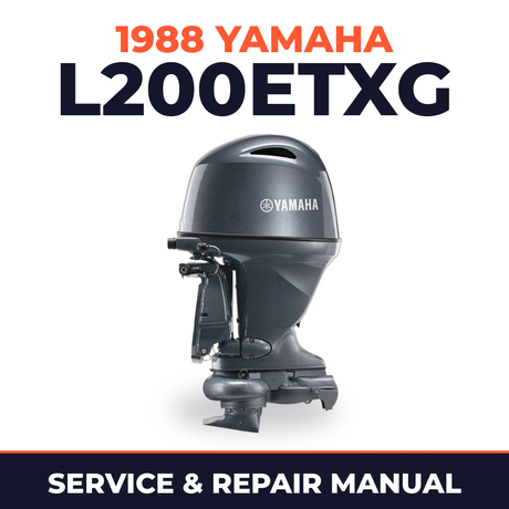 1988 Yamaha L200ETXG 2 stroke Service and Repair Manual
