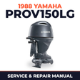 1988 Yamaha PROV150LG 2 stroke Service and Repair Manual