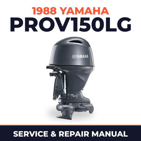 1988 Yamaha PROV150LG 2 stroke Service and Repair Manual