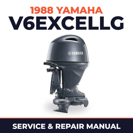 1988 Yamaha V6EXCELLG 2 stroke Service and Repair Manual