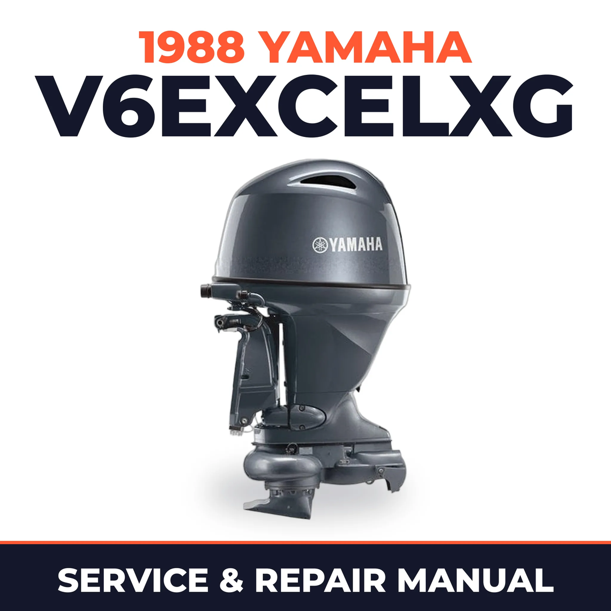1988 Yamaha V6EXCELXG 2 stroke Service and Repair Manual