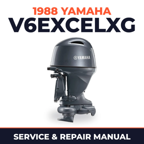 1988 Yamaha V6EXCELXG 2 stroke Service and Repair Manual