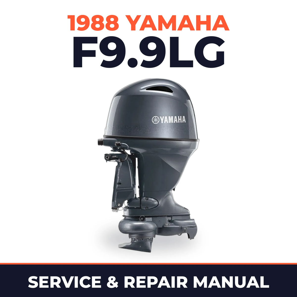 1988 Yamaha F9.9LG 4 stroke Service and Repair Manual