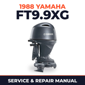 1988 Yamaha FT9.9XG 4 stroke Service and Repair Manual