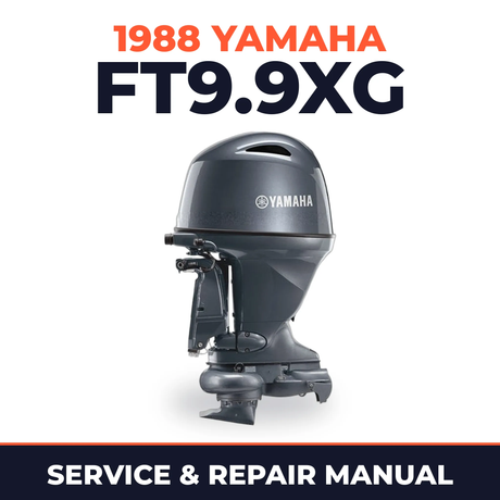 1988 Yamaha FT9.9XG 4 stroke Service and Repair Manual