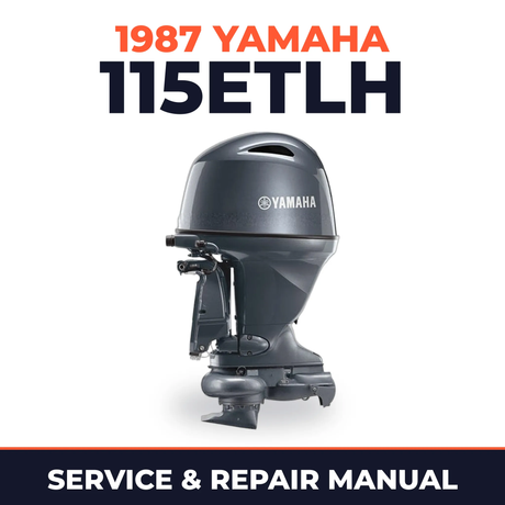 1987 Yamaha 115ETLH 2 stroke Service and Repair Manual