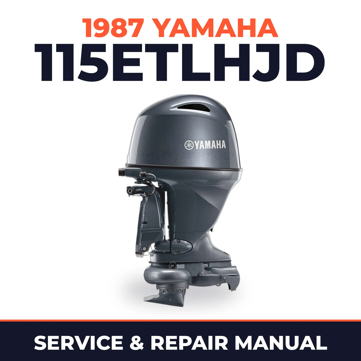 1987 Yamaha 115ETLHJD 2 stroke Service and Repair Manual