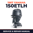 1987 Yamaha 150ETLH 2 stroke Service and Repair Manual