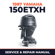1987 Yamaha 150ETXH 2 stroke Service and Repair Manual