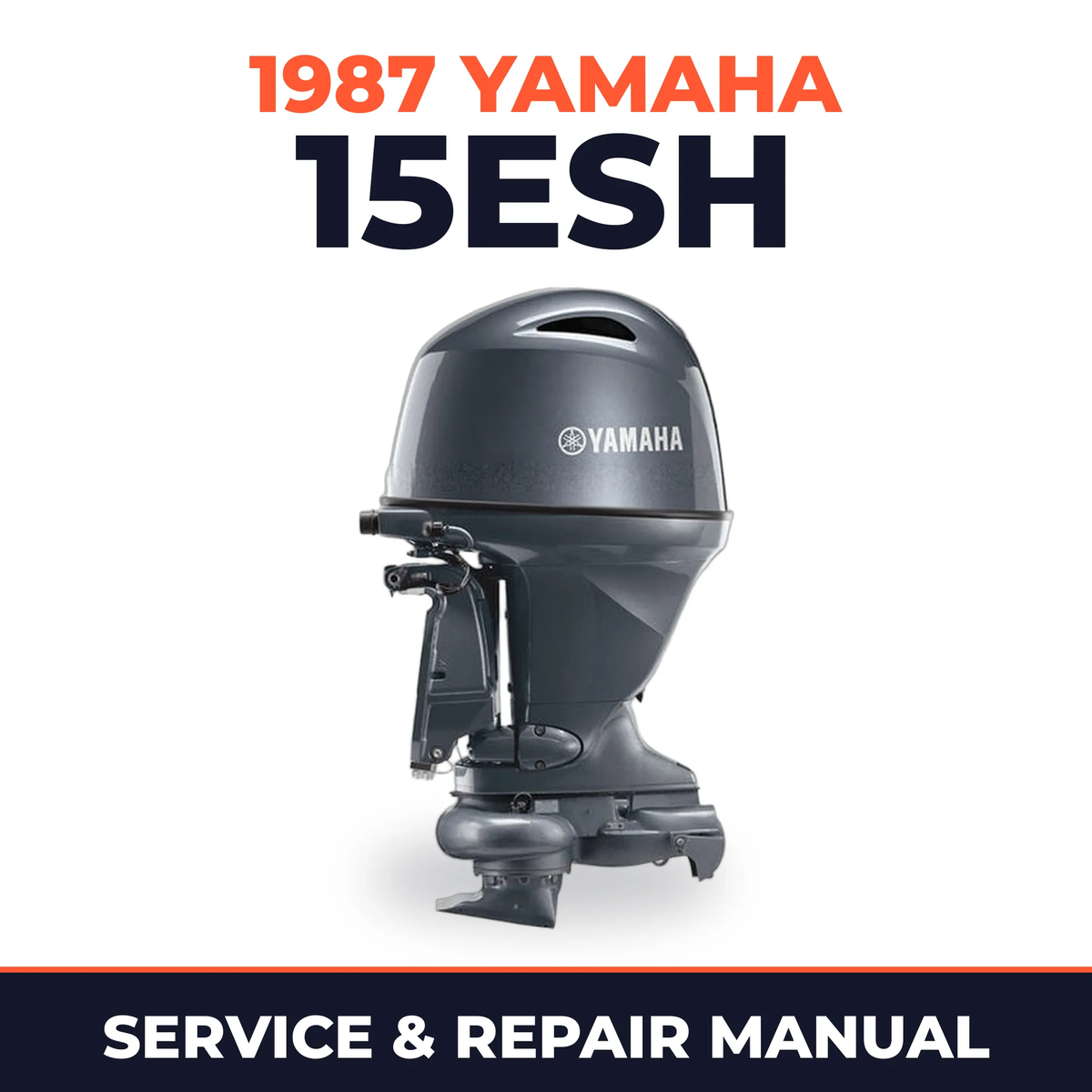 1987 Yamaha 15ESH 2 stroke Service and Repair Manual