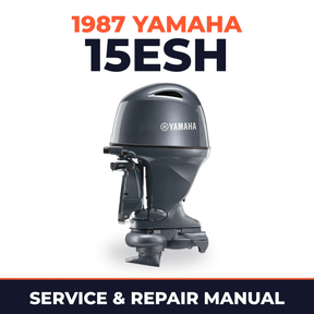 1987 Yamaha 15ESH 2 stroke Service and Repair Manual