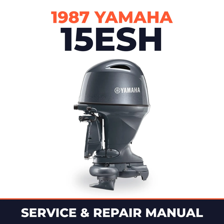 1987 Yamaha 15ESH 2 stroke Service and Repair Manual