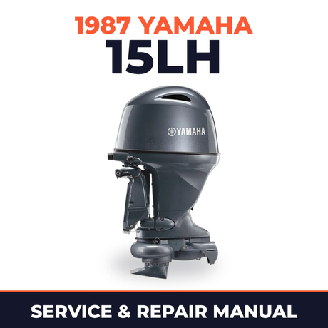 1987 Yamaha 15LH 2 stroke Service and Repair Manual