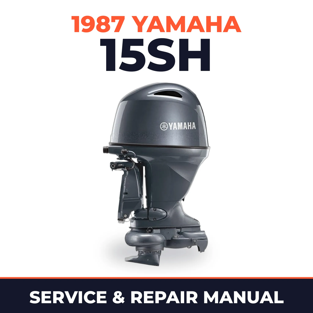 1987 Yamaha 15SH 2 stroke Service and Repair Manual