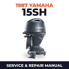 1987 Yamaha 15SH 2 stroke Service and Repair Manual