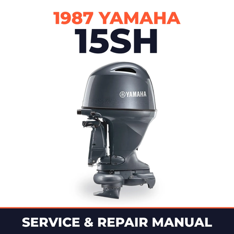 1987 Yamaha 15SH 2 stroke Service and Repair Manual
