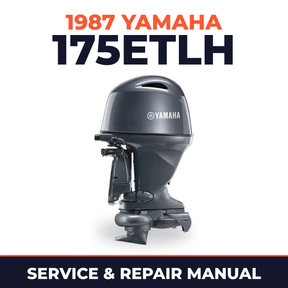 1987 Yamaha 175ETLH 2 stroke Service and Repair Manual