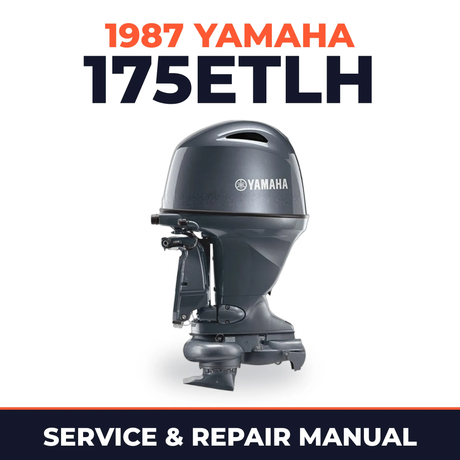 1987 Yamaha 175ETLH 2 stroke Service and Repair Manual