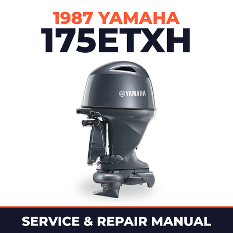 1987 Yamaha 175ETXH 2 stroke Service and Repair Manual