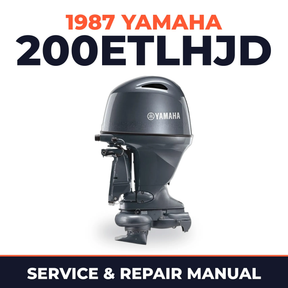 1987 Yamaha 200ETLHJD 2 stroke Service and Repair Manual