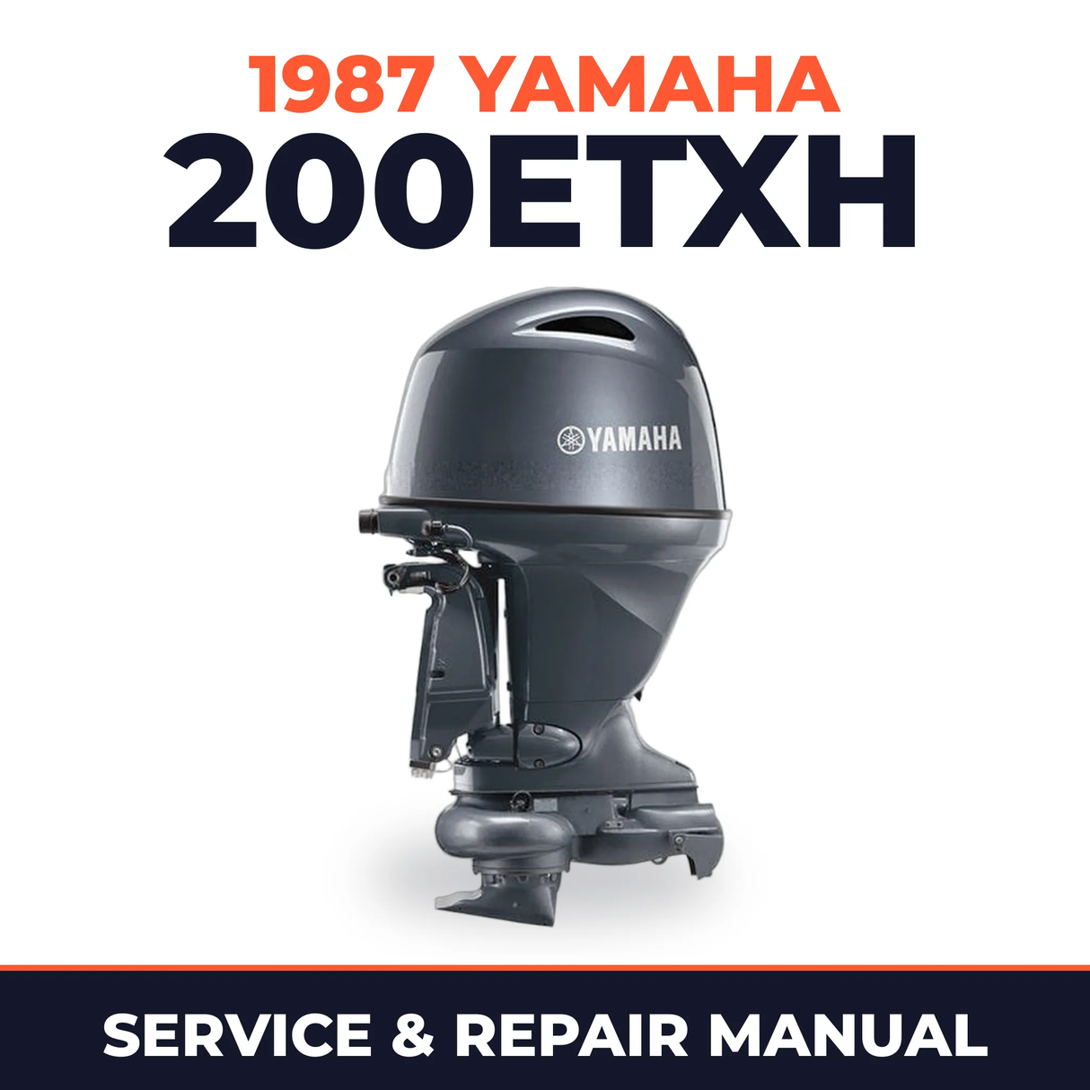 1987 Yamaha 200ETXH 2 stroke Service and Repair Manual