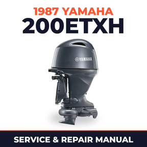 1987 Yamaha 200ETXH 2 stroke Service and Repair Manual