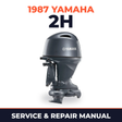 1987 Yamaha 2H 2 stroke Service and Repair Manual
