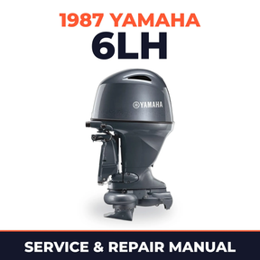 1987 Yamaha 6LH 2 stroke Service and Repair Manual