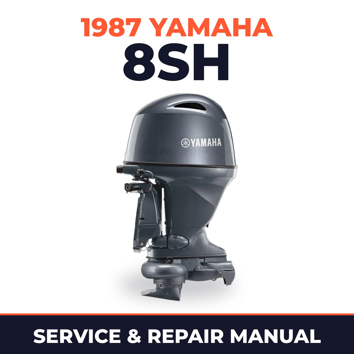 1987 Yamaha 8SH 2 stroke Service and Repair Manual