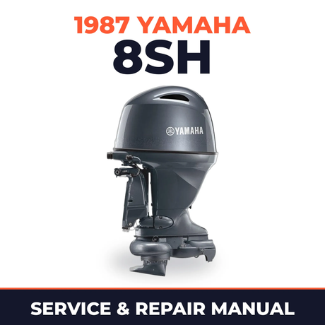 1987 Yamaha 8SH 2 stroke Service and Repair Manual