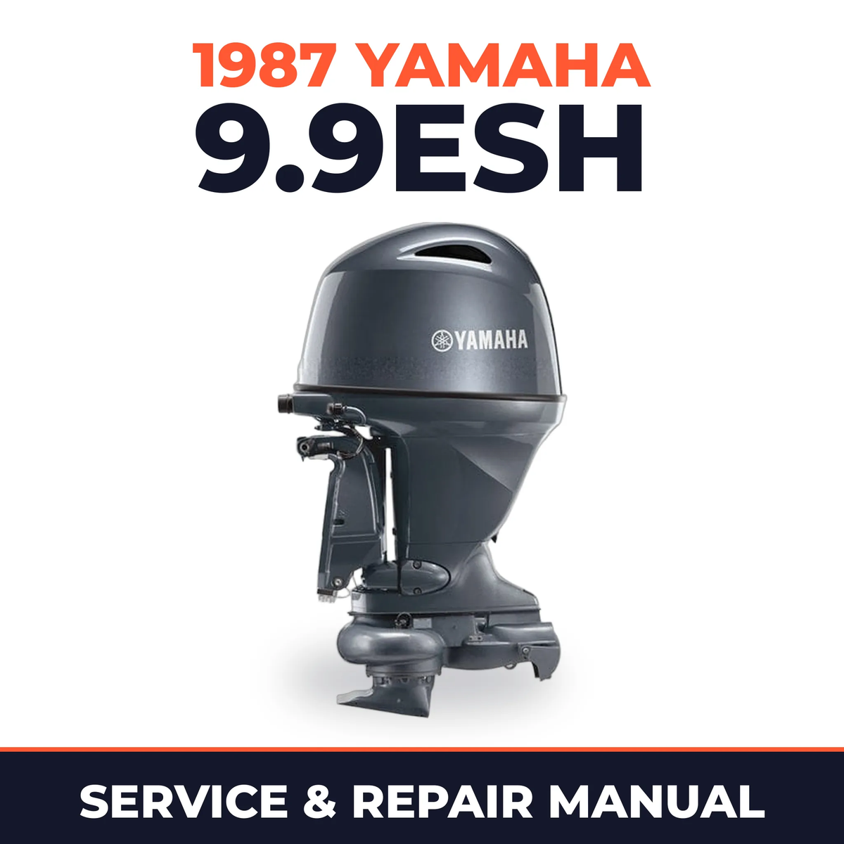 1987 Yamaha 9.9ESH 2 stroke Service and Repair Manual