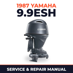 1987 Yamaha 9.9ESH 2 stroke Service and Repair Manual