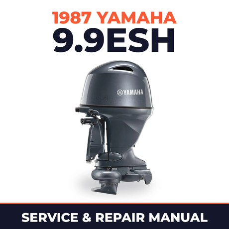 1987 Yamaha 9.9ESH 2 stroke Service and Repair Manual
