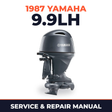 1987 Yamaha 9.9LH 2 stroke Service and Repair Manual