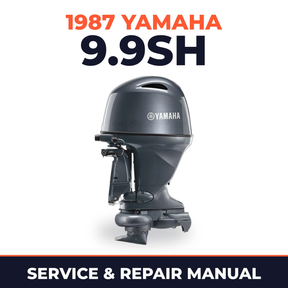 1987 Yamaha 9.9SH 2 stroke Service and Repair Manual