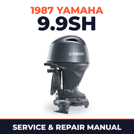 1987 Yamaha 9.9SH 2 stroke Service and Repair Manual