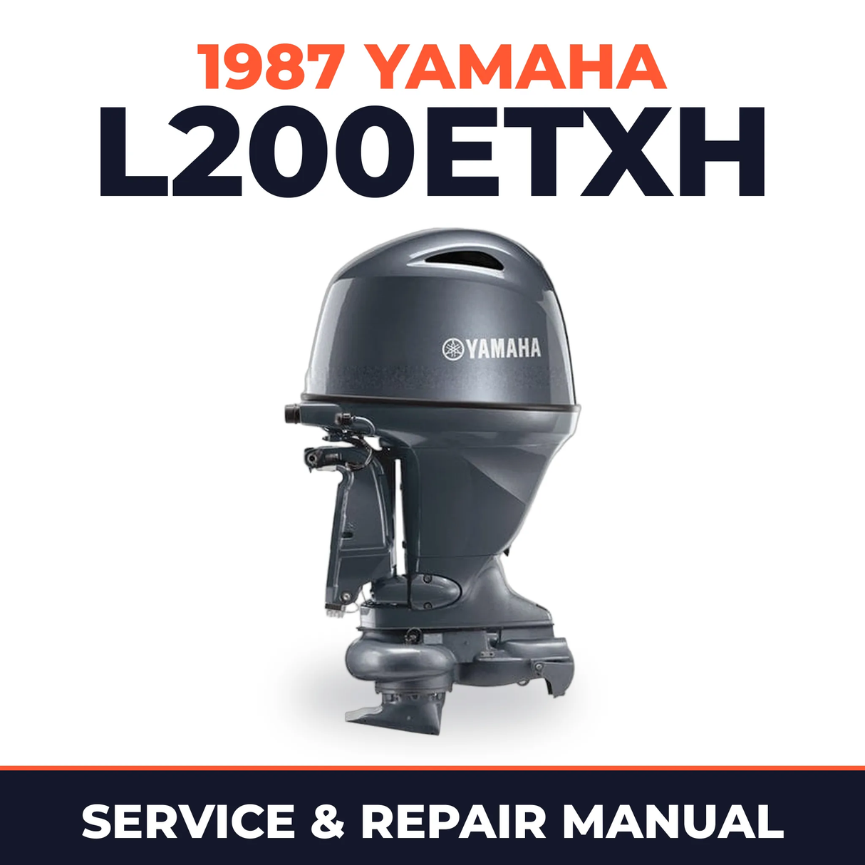 1987 Yamaha L200ETXH 2 stroke Service and Repair Manual