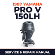 1987 Yamaha PRO_V_150LH 2 stroke Service and Repair Manual