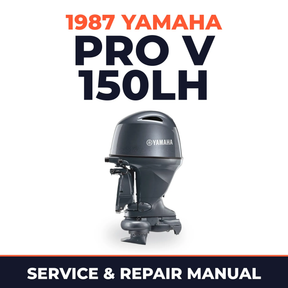 1987 Yamaha PRO_V_150LH 2 stroke Service and Repair Manual
