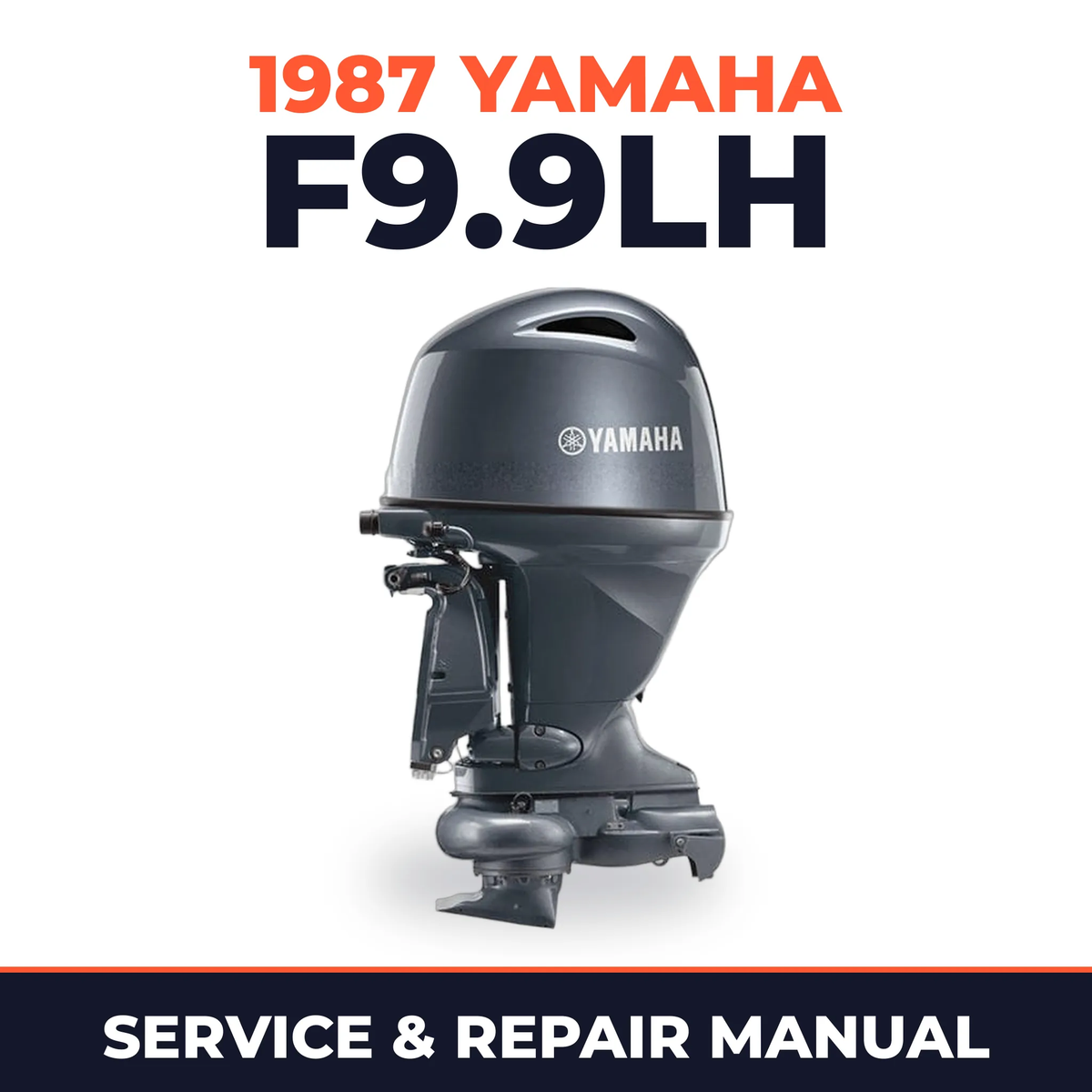 1987 Yamaha F9.9LH 4 stroke Service and Repair Manual