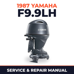 1987 Yamaha F9.9LH 4 stroke Service and Repair Manual