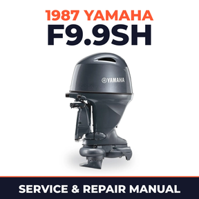 1987 Yamaha F9.9SH 4 stroke Service and Repair Manual