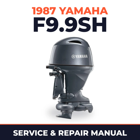 1987 Yamaha F9.9SH 4 stroke Service and Repair Manual