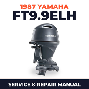 1987 Yamaha FT9.9ELH 4 stroke Service and Repair Manual