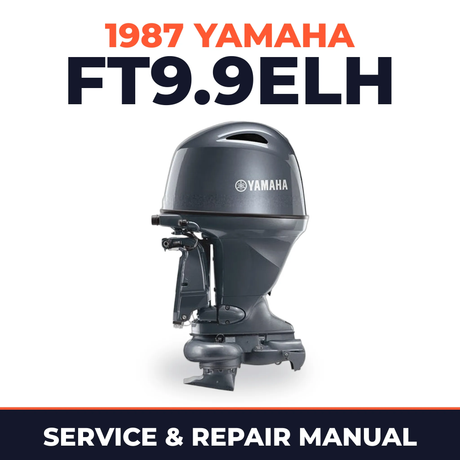 1987 Yamaha FT9.9ELH 4 stroke Service and Repair Manual