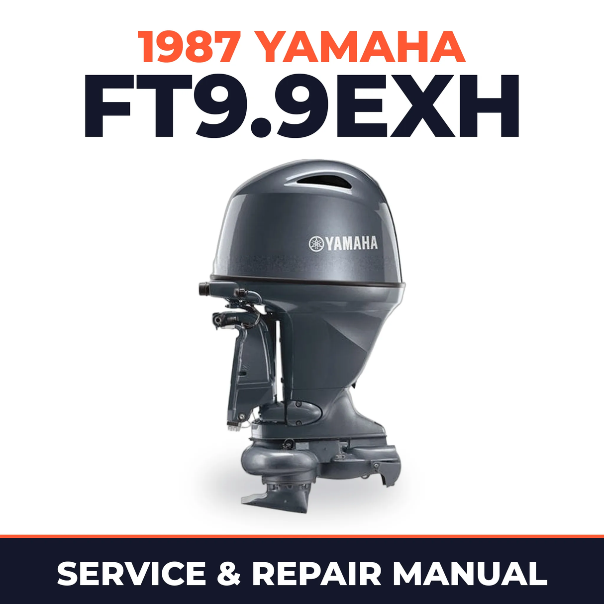 1987 Yamaha FT9.9EXH 4 stroke Service and Repair Manual