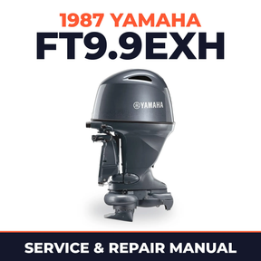1987 Yamaha FT9.9EXH 4 stroke Service and Repair Manual