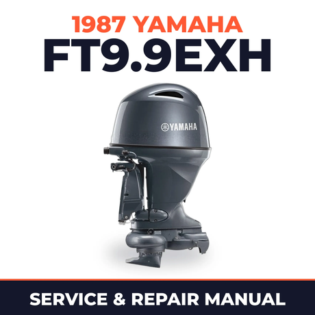 1987 Yamaha FT9.9EXH 4 stroke Service and Repair Manual